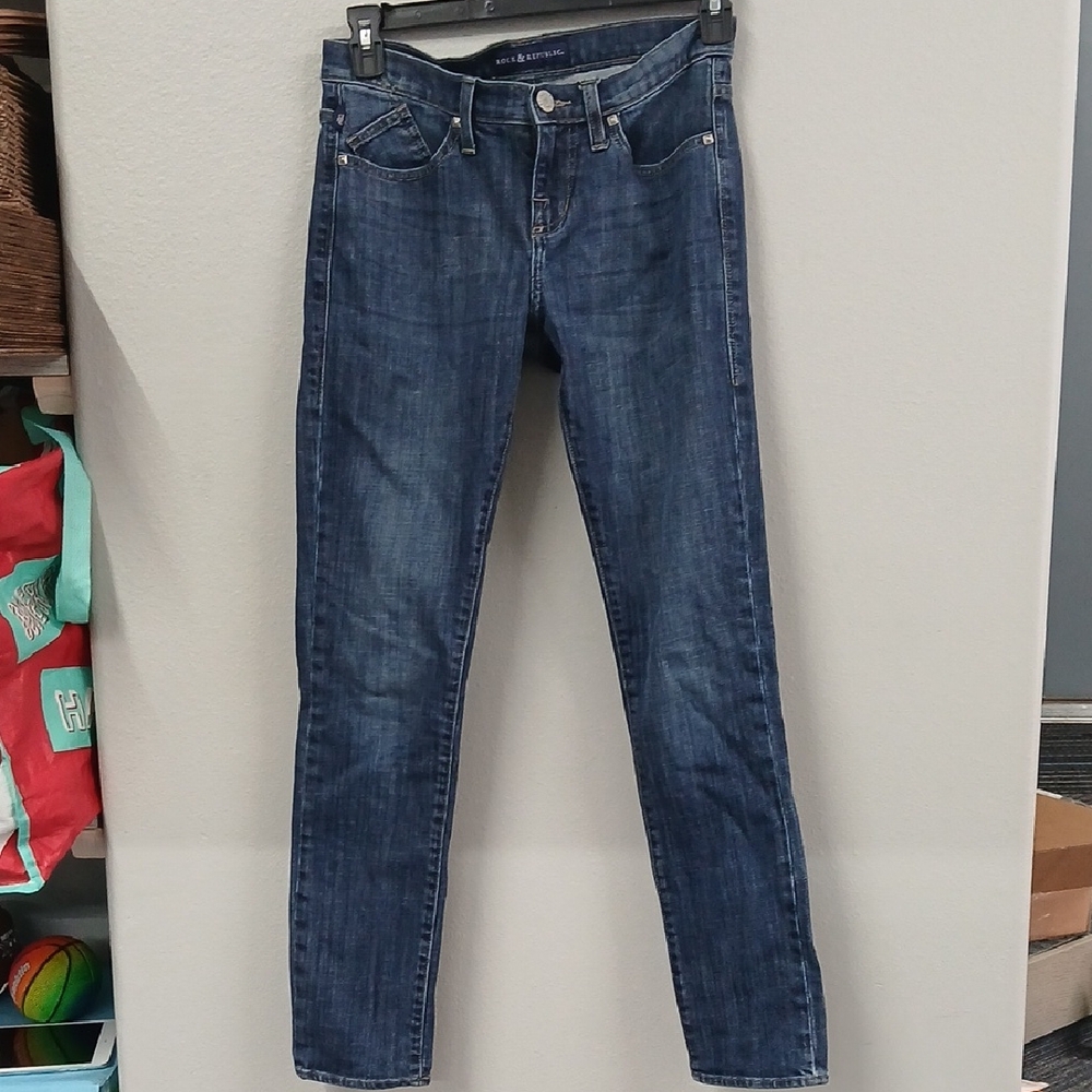 Rock & Republic Dark Blue Skinny Jeans